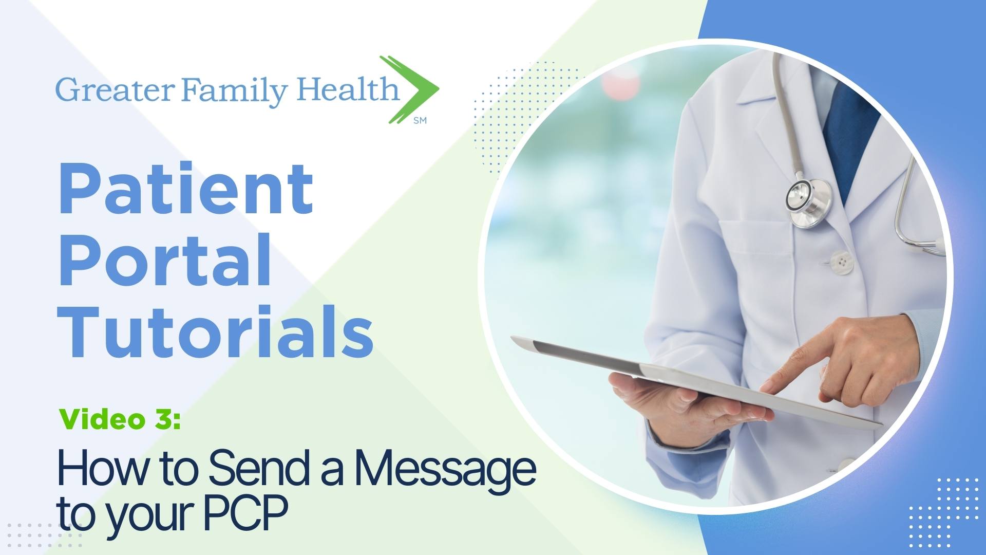 Patient Portal Tutorials | Greater Family Health